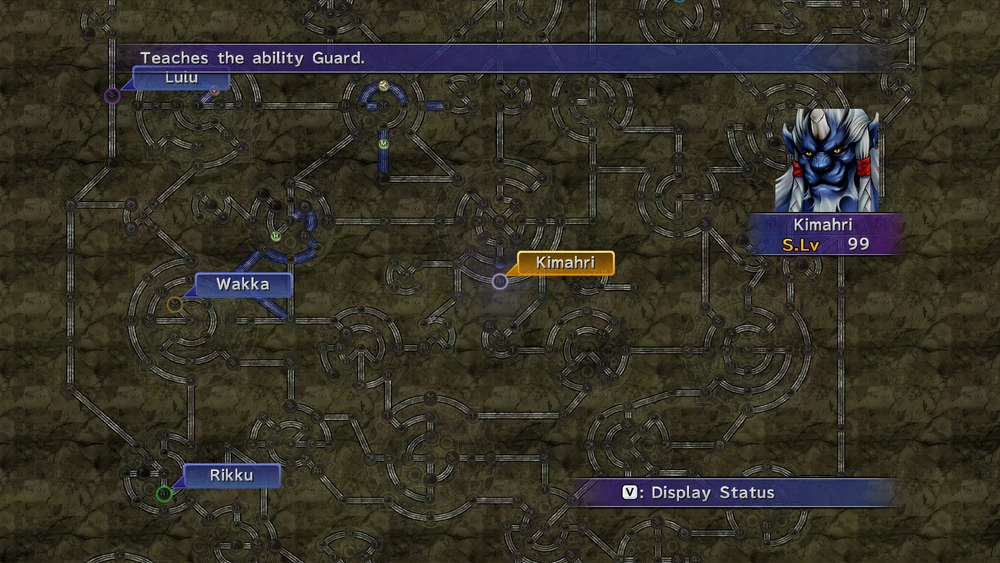 The Sphere Grid in Final Fantasy X. Source: https://finalfantasy.fandom.com/wiki/Sphere_Grid